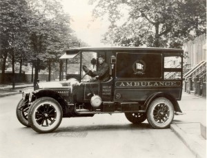 The Teamsters had public service members from its earliest days. A New York City Department of Public Welfare ambulance driver. 1922